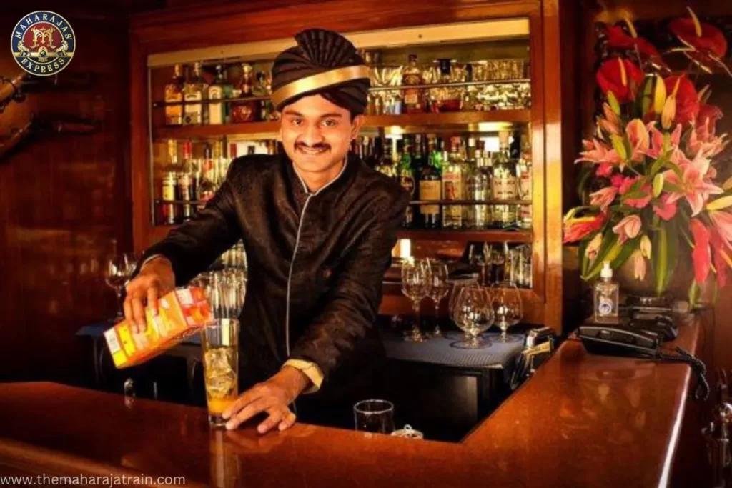 Bar in Maharajas' Express