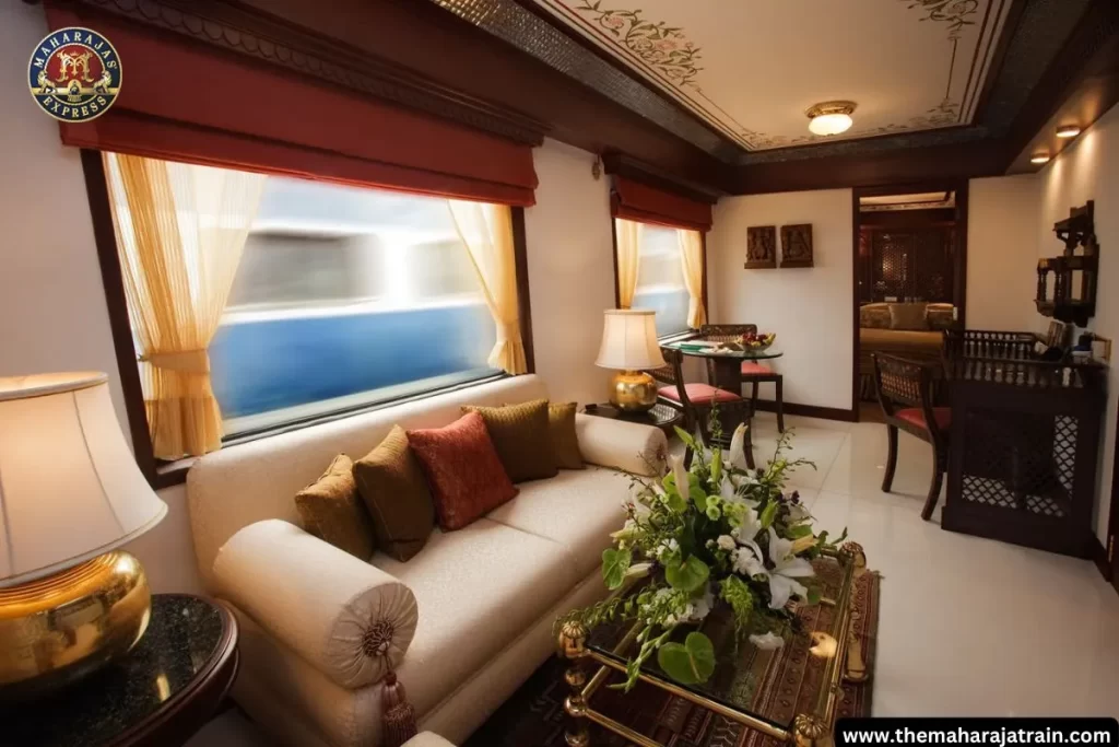 Interior in Maharajas’ Express