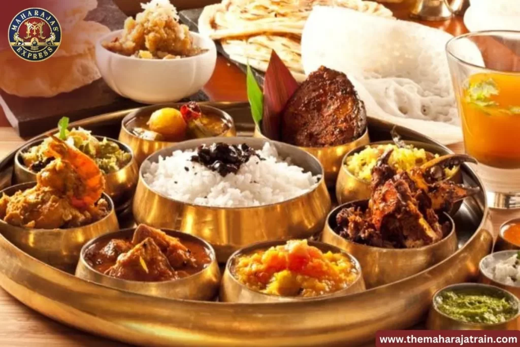 Food in Maharajas' Express